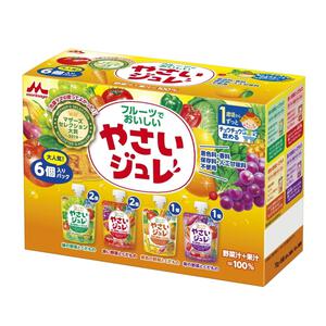 森永 フルーツでおいしいやさいジュレ6個入りパック 【離乳食 ベビーフード】 【12ヵ月～】