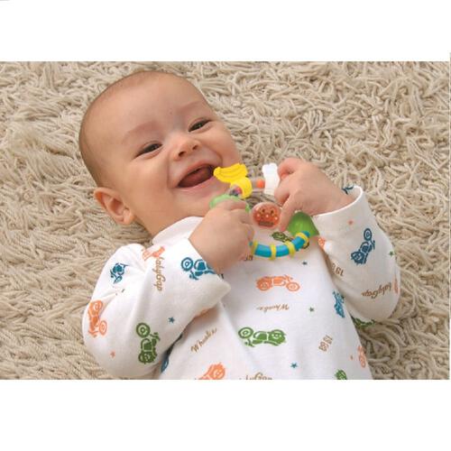 【オンライン限定価格*】ベビラボ アンパンマン はじめてのはがためラトル