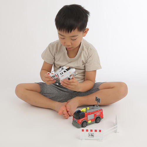 ライト＆サウンド 消防車＆ヘリコプター2台セット トイザらス限定  3歳 4歳 5歳