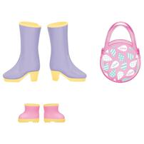 【オンライン限定価格*】リカちゃんグッズ LG-03 たのしいあめのひセット