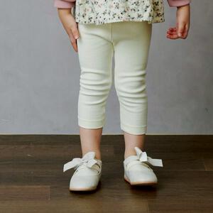 sophitica デイリーパンツ リブレギンス オフホワイト&times;95cm