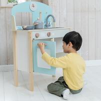 木製2IN1おしゃれなIHキッチン トイザらス限定 おままごと プレゼント 3歳 4歳 5歳