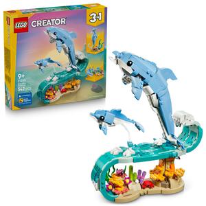 レゴ LEGO クリエイター キラキライルカの波ダンス 31385｜おもちゃ 玩具 誕生日 プレゼント ブロック 9歳 10歳 11歳