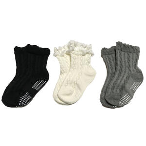 3Pクルーソックス フォーマルフロート ショート丈（9-15cm） ベビーザらス限定