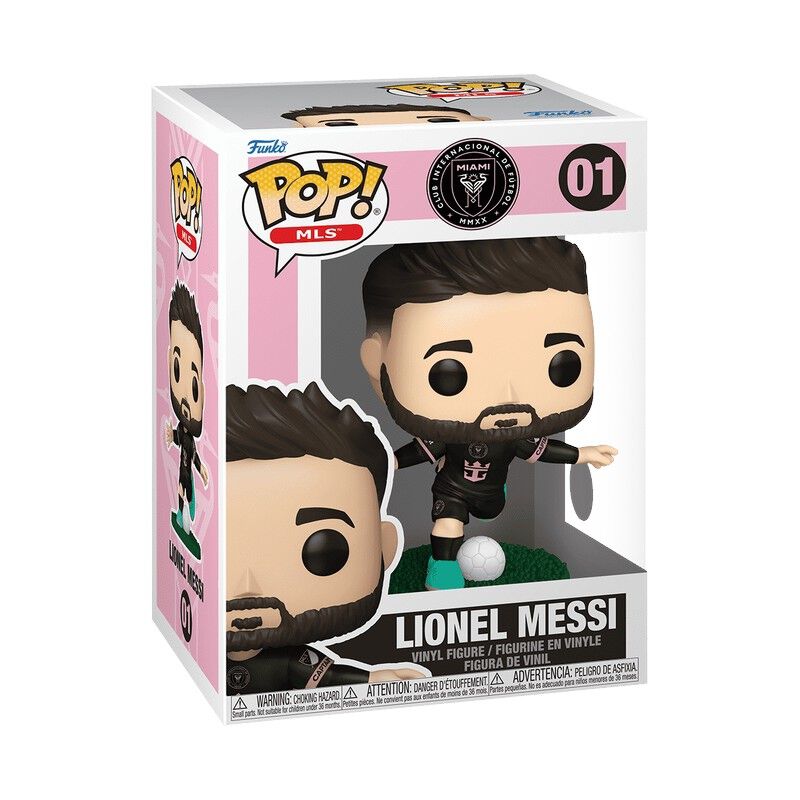 【正規品】リオネル・メッシ　インテルマイアミ　ボブルヘッド Pop! ポップ！ MLS: インテル・マイアミ ｰライオネル メッシ(away