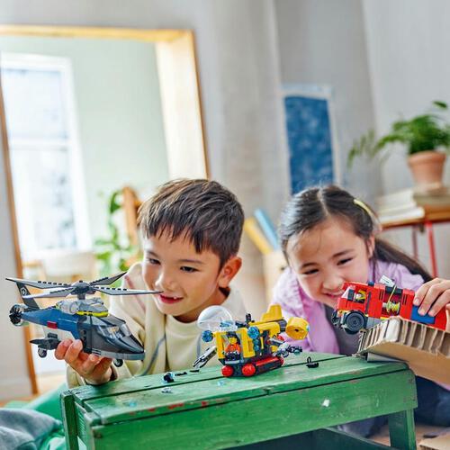 【オンライン限定価格】レゴ LEGO シティ ヘリコプター・消防車・潜水艦 コンボ 60462｜おもちゃ 玩具 誕生日 プレゼント ブロック 7歳 8歳 9歳 乗り物 車 ミニカー ごっこ遊び