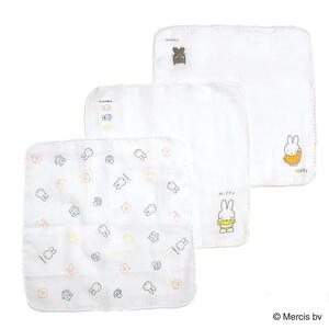 miffy ミッフィー ガーゼハンカチ 3枚組 ベビーザらス限定