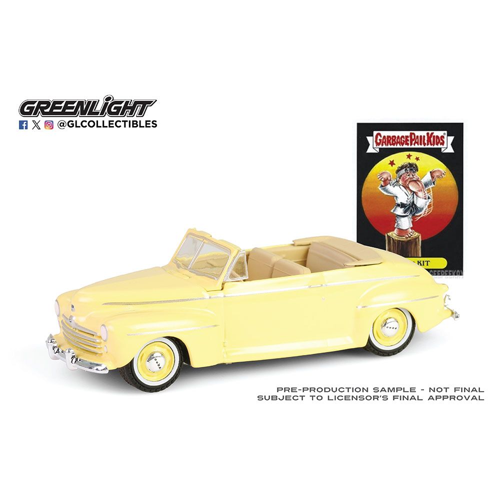 ティール スポーツカー ミニカー GL 1/64 1947 Ford Super De Luxe Convertible Club Coupe - Karate