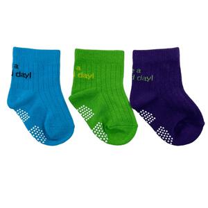 3Pネオンカラーロークルーソックス 9-15cm ベビーザらス限定