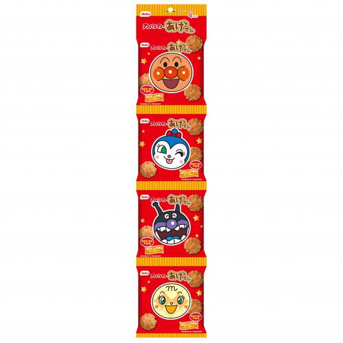アンパンマンのあげせん 4連 15g&times;4 甘口しょうゆ味 あげせんべい 米菓 お菓子