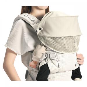 エールベベ ヒヨケハグ (アッシュベージュ) カンタン装着 日よけ UVカット