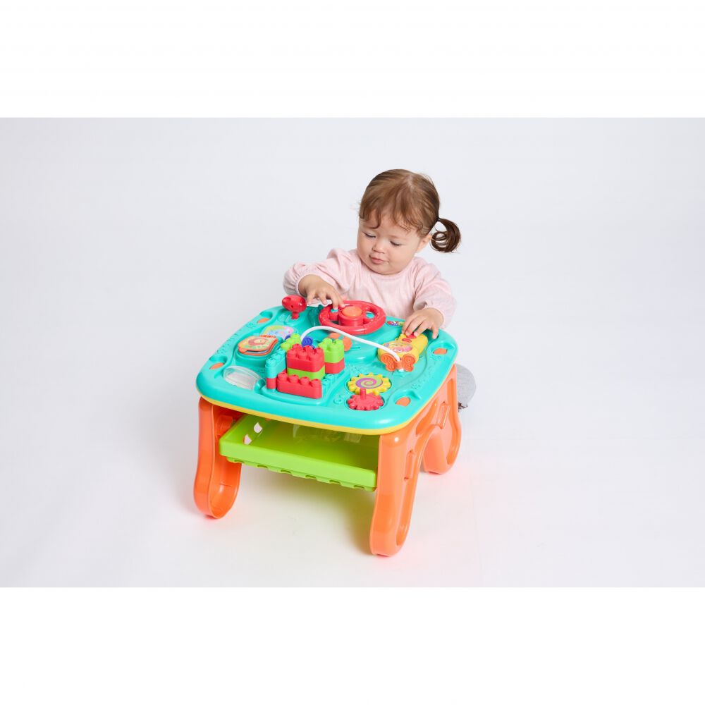 プレイポップ くみたてかんたん！両面つかえるアクティビティテーブル