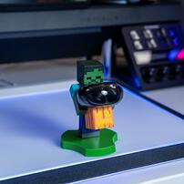 マインクラフト ゾンビ 2イン1 スマホスタンド ミニ