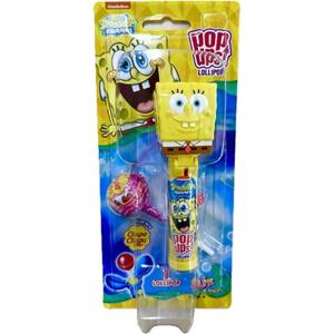 ポップアップス スポンジ・ボブ（ストロベリークリーム味）チュッパチャップス1本 【種類ランダム】食玩菓子 お菓子 キャンディ