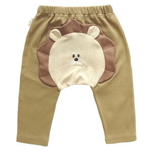 オシリハッピーモンキーパンツ ライオン ベージュ&times;70cm ベビー服 ベビーウェア ボトムス 赤ちゃん 男の子 女の子 ユニセックス 子供服 保育園 幼稚園