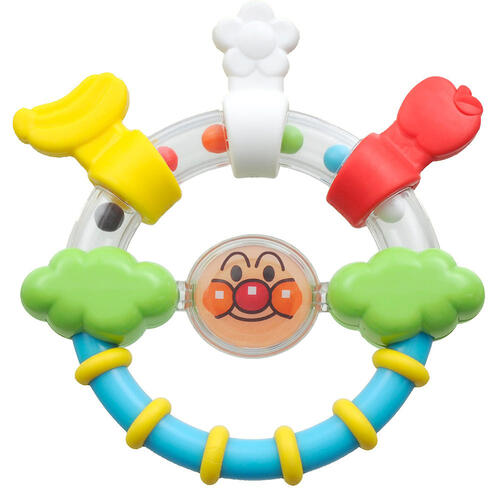 【オンライン限定価格*】ベビラボ アンパンマン はじめてのはがためラトル