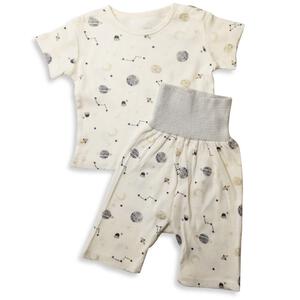 半袖腹巻付きパジャマ 鹿の子天竺 宇宙柄(宇宙&times;80cm) ベビーザらス限定