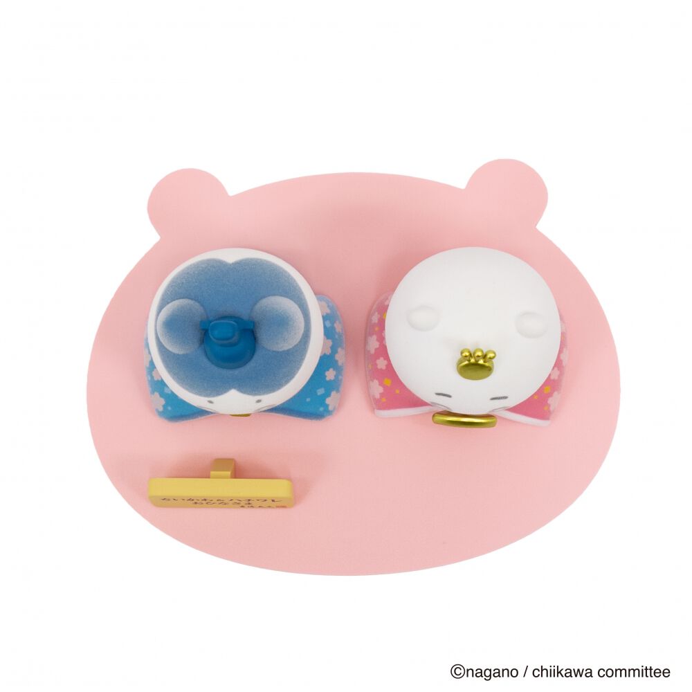 ちいかわ＆ハチワレ ミニ雛人形（142034）お雛さま 親王飾り