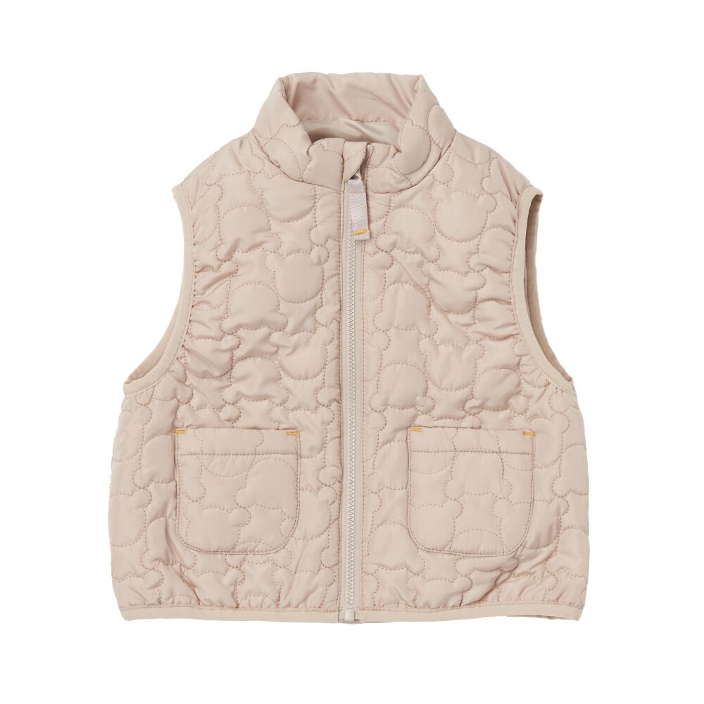 RAT-A-TATR ベスト クマ柄キルト ベージュ×100cm ベビーザらス限定