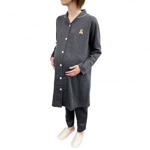 POLO BCS 長袖テーラーパジャマ ベア刺繍 (M~L)