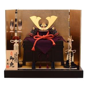 【五月人形】兜飾り 床飾り「和紙小札金沢箔屏風」（536675）初節句 男の子 端午の節句 トイザらス・ベビーザらス限定【メーカー直送】