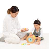 ウッディプッディのかたちあわせ はじめてのつみき もぐもぐボックス