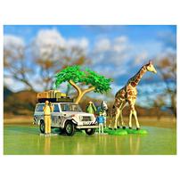 海洋堂×トミカリミテッド ヴィンテージ ジオコレ64 ＃カースナップ28a サファリ1 （トヨタ ランドクルーザー FJ56V型付属）