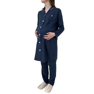 POLO BCS  長袖テーラーパジャマ ポニー刺繍(ネイビー×L-LL) ベビーザらス限定