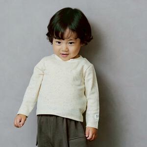 sophitica ワッフルカラフルネップTシャツ オフホワイト×90cm