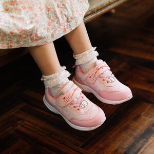 すみっこっぐらし スニーカー モチーフ付き(ピンク×18cm)