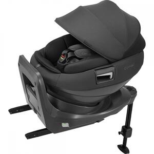 Combi コンビ ホワイトレーベル THE S R129 エッグショック ZF (チャコールグレー) チャイルドシート ISOFIX固定 R129適合 トラベルシステム対応 セパレート型 新生児～4歳ごろまで