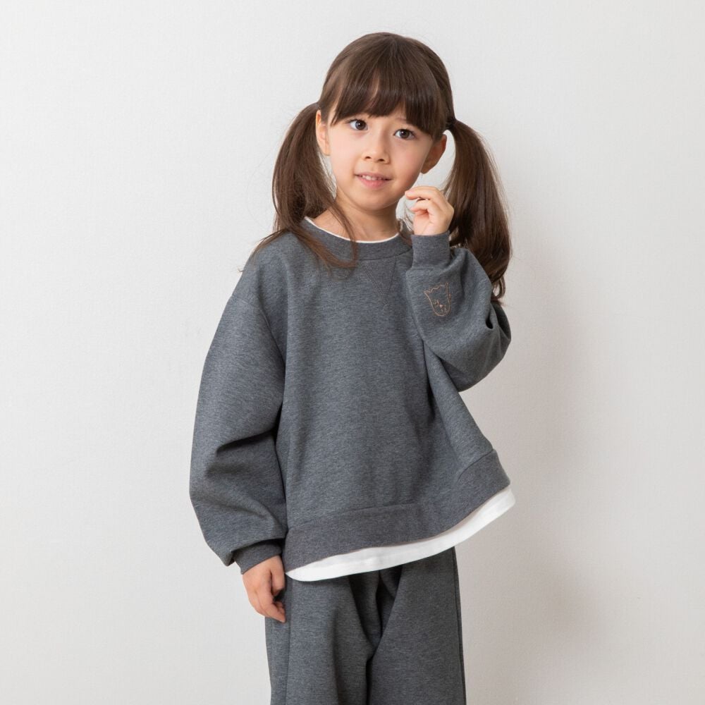 Babies“R”Us×】機能性おばけ ドライスウェット トレーナー グレー