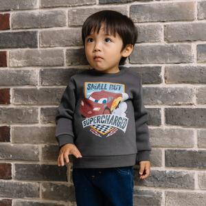 Disney ディズニー カーズ 長袖デイリートレーナー 起毛 チャコール&times;95cm ベビーザらス限定