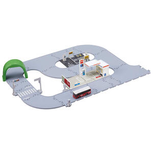 【オンライン限定価格】トミカ まちやどうろがいっぱい！トミカタウンセット（オリジナルのトミカタウンバス付き）オールインワンセット 22個のパーツ