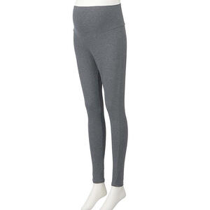 らくちんパンツ 10分丈（グレー×L）