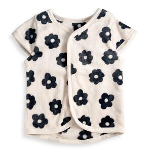 パジャマベスト フリース デイジー柄 ブラック×80-95cm ベビーザらス限定