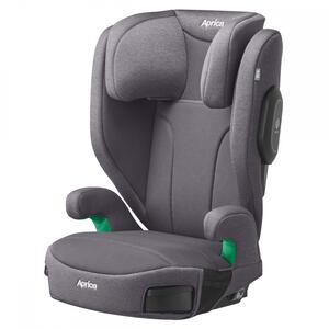 Aprica アップリカ ライドクルー AB (グレー) ジュニアシート R129適合 ロングユース 3才頃～12才頃まで