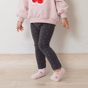 ベビーザらス限定　COJIKA 10分丈デイリーパンツ ドット柄 ベア天竺(ブラック×100ｃｍ)