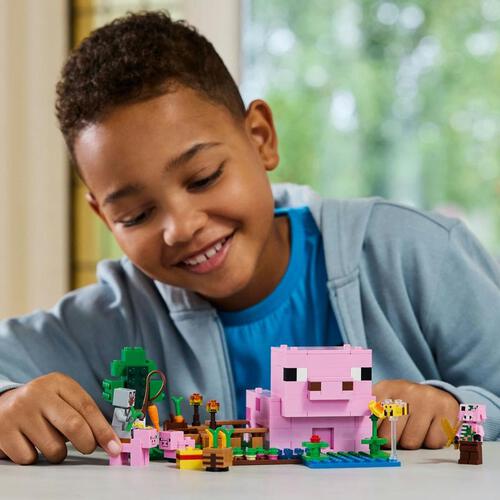 【オンライン限定価格*】レゴ LEGO マインクラフト 赤ちゃんブタのおうち 21268｜おもちゃ 玩具 誕生日 プレゼント ブロック 7歳 8歳 9歳ゲーム