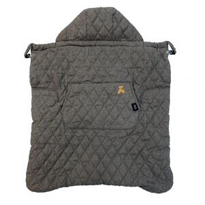 POLO 抱っこ紐ケープ中綿キルト ヘリンボン チャコール