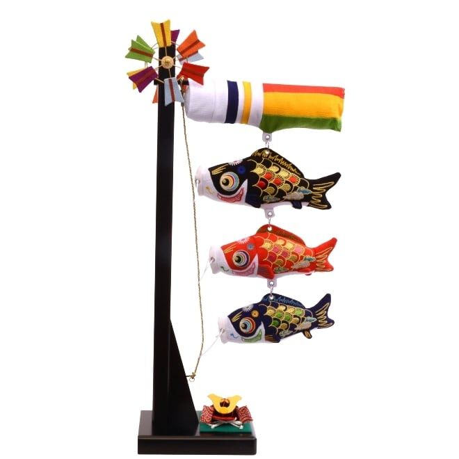 展示品限り】鯉のぼり（室内用) プチ座敷鯉物語セット 60cm
