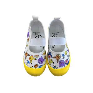 monpoke モンポケ 上履き 総柄(イエロー×16cm)