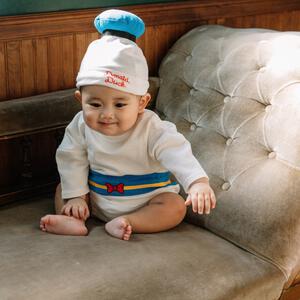 Disney ディズニー 立体帽子×ブルマセット ドナルドダック 50-70cm