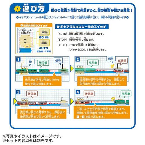 プラレール J-23 アクションタウン 連続発車駅