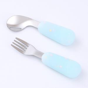 dear BABY ディアベビー ベビースプーン&フォーク (ブルーバブル) ベビーザらス限定