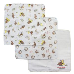 おさるのジョージ ガーゼハンカチ3枚組 ベビーザらス限定