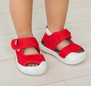 メッシュワンベルトサンダル レッド 13.0cm ベビーザらス限定