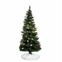 クリスマスツリー 150cm 小さく分割ファイバーツリー LED おしゃれ 北欧 簡単収納 トイザらス限定