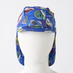 新幹線 日よけ付き スイムキャップ