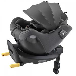Aprica アップリカ クルリラ エックス プラス AB (グレー)  チャイルドシート ISOFIX固定 R129適合 回転型 新生児～4歳頃まで